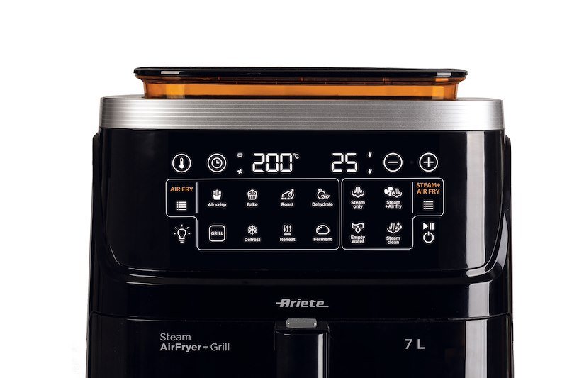 Ariete Friggitrice ad aria con funzione vapore+ Grill 4636 Nero