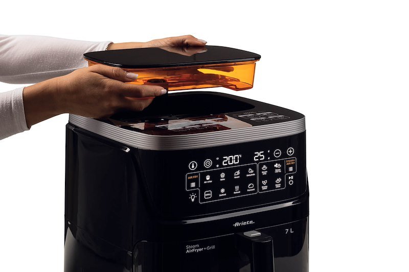 Ariete Friggitrice ad aria con funzione vapore+ Grill 4636 Nero