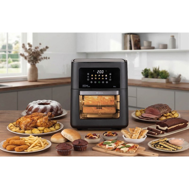 Ariete Friggitrice ad aria Air Fryer Oven + Grill 4641 Nero