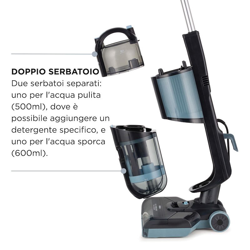 Ariete Lavapavimenti con filo Aquaforce Easy Wash&Vacuum 2487