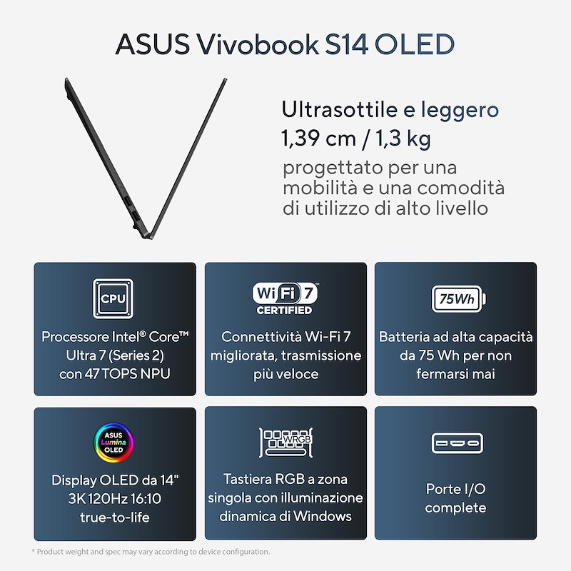 Asus Notebook S5406SA-QD070W 16GB/ 1TB Neutral Black