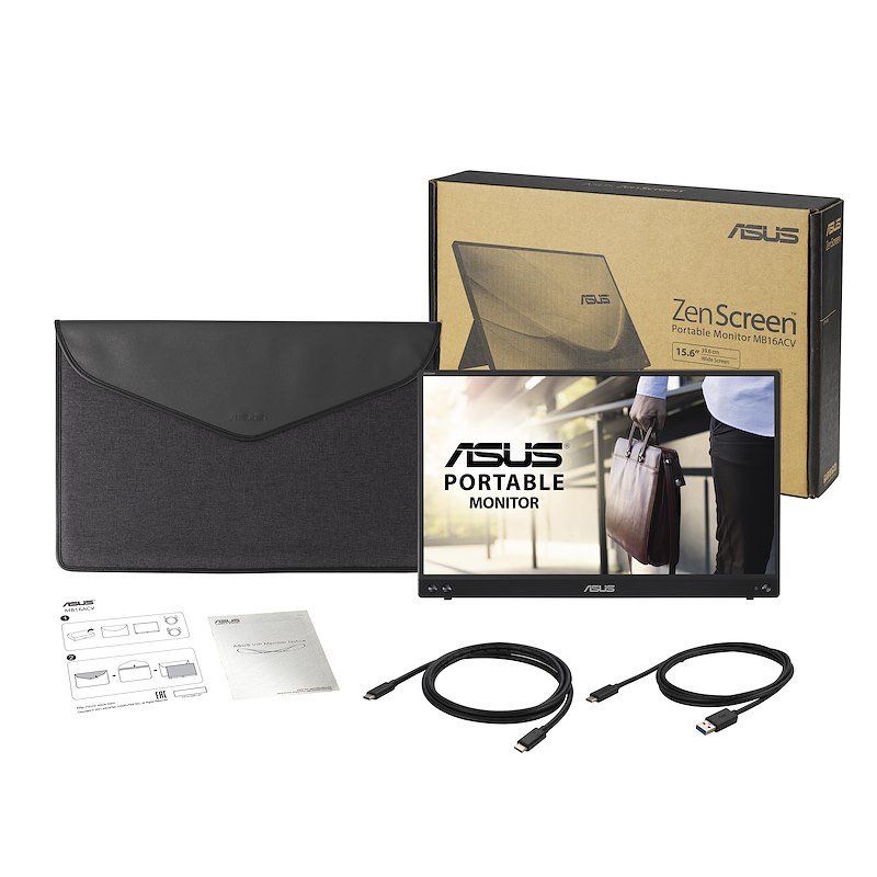 Asus Monitor 15,6" Mb16acv Nero