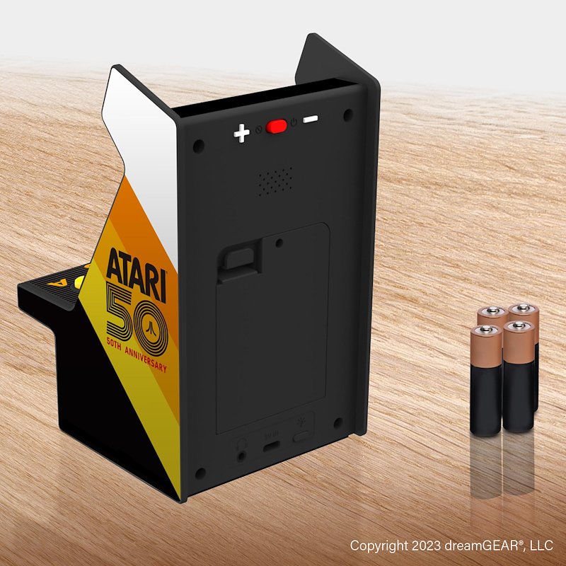 Polyphoto Console Portatile ATARI MICRO PLAYER PRO Dgunl-7013 Nero