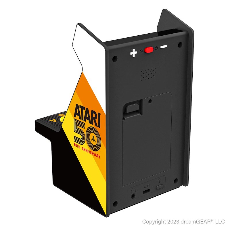 Polyphoto Console Portatile ATARI MICRO PLAYER PRO Dgunl-7013 Nero