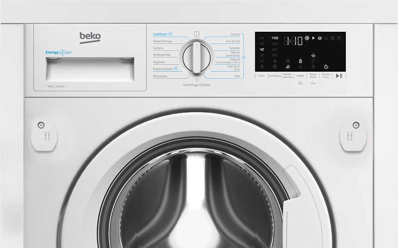 Beko Lavatrice Incasso Wit8a4bw 8Kg FRONT LOADER BUILT IN Bianco
