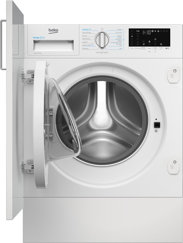 Beko Lavatrice Incasso Wit8a4bw 8Kg FRONT LOADER BUILT IN Bianco