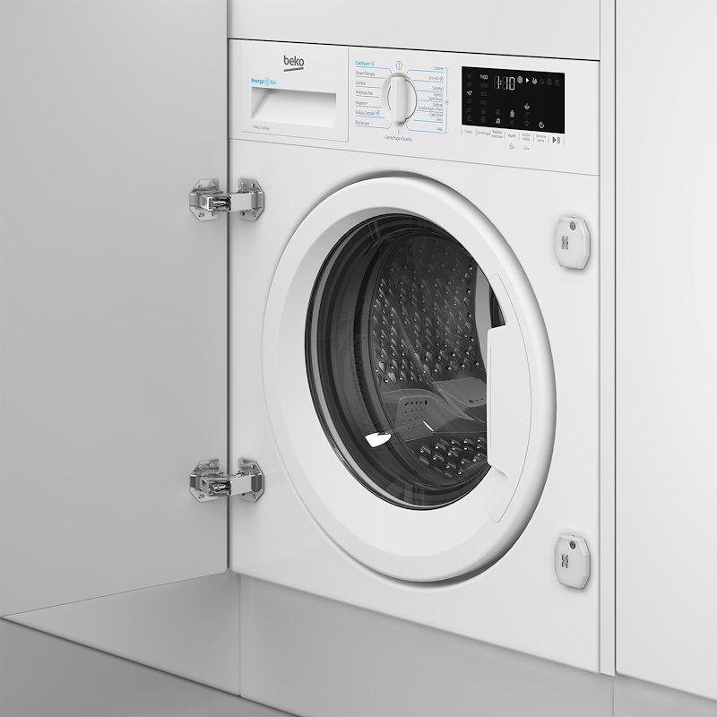 Beko Lavatrice Incasso Wit8a4bw 8Kg FRONT LOADER BUILT IN Bianco