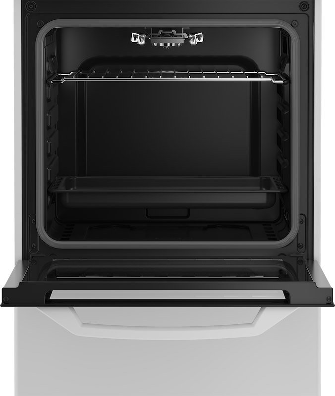 Beko Cucina Gas con Forno Gas CSG42009DW  Nero, Bianco