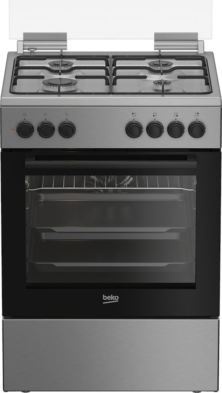 Beko Cucina Gas Forno Elettrico FBE62120XD Grigio/Inox
