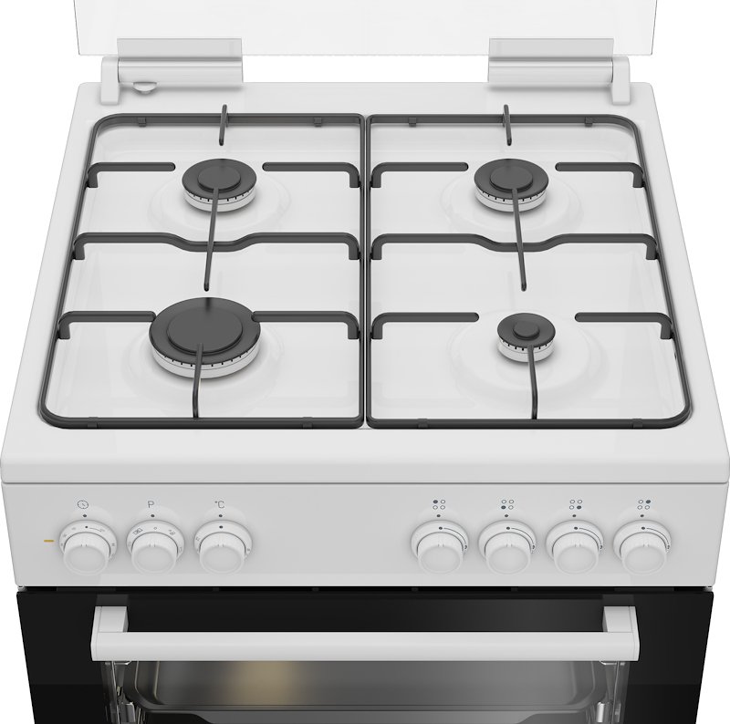 Beko Cucina Gas Forno Gas FBE62011WC Bianco