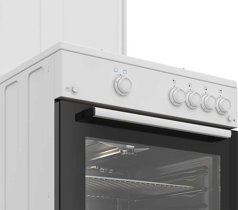 Beko Cucina Gas Forno Gas FBG62010DW Bianco