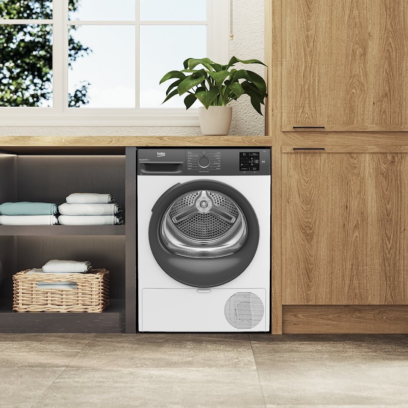 Beko Asciugatrice 9kg Bmteu93ea Grigio, Bianco