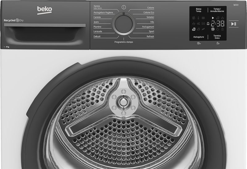 Beko Asciugatrice 9kg Bmteu93ea Grigio, Bianco