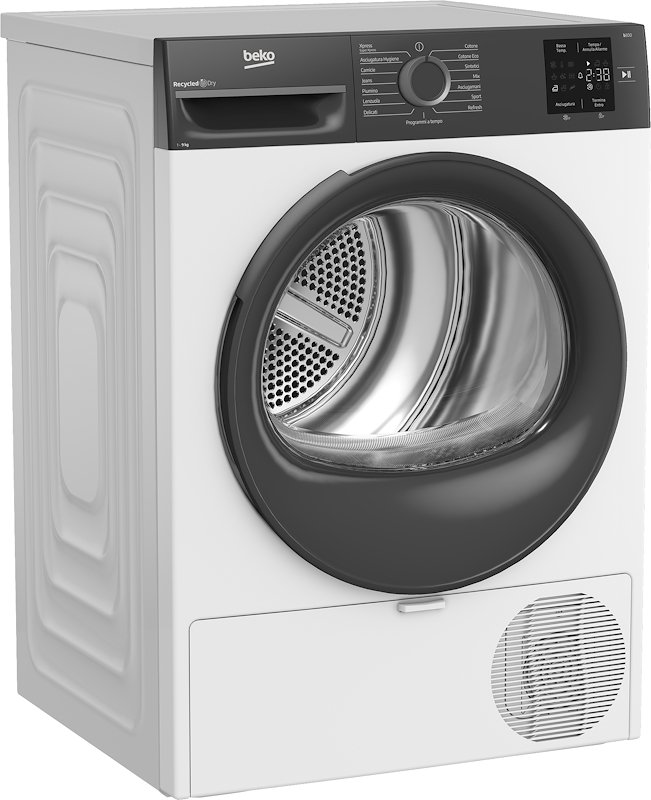 Beko Asciugatrice 9kg Bmteu93ea Grigio, Bianco