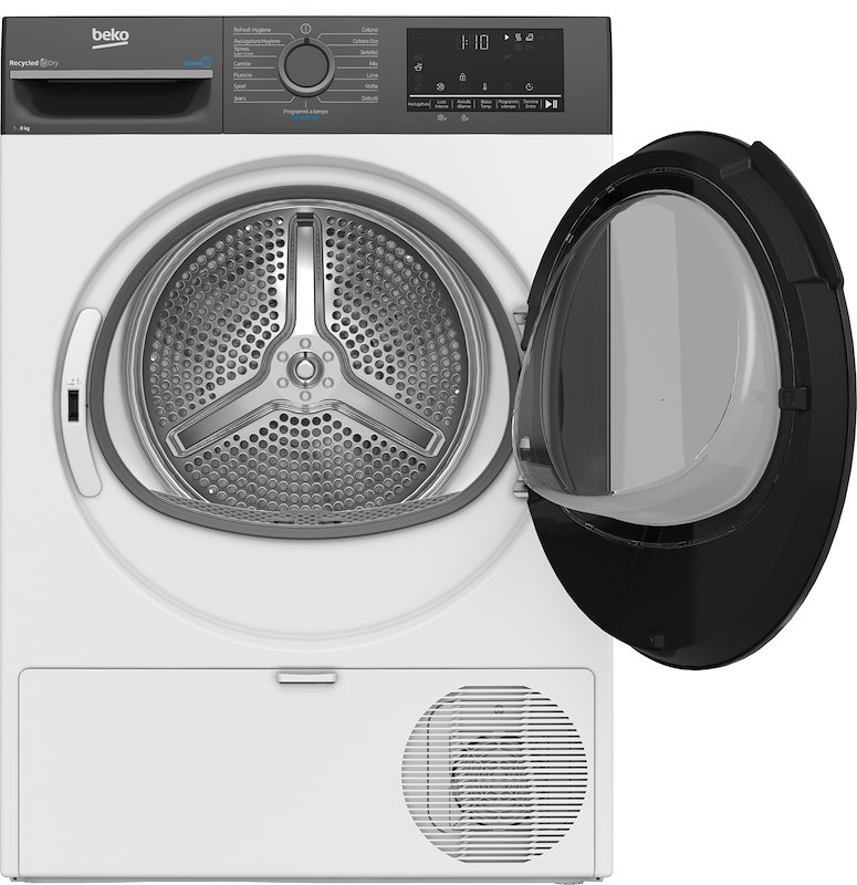 Beko Asciugatrice 8KG Bmeut481sai_it Grigio|bianco