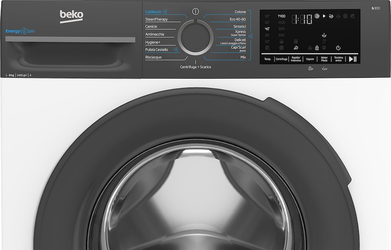 Beko Lavatrice 8kg Bmweu8147da Antracite  Bianco