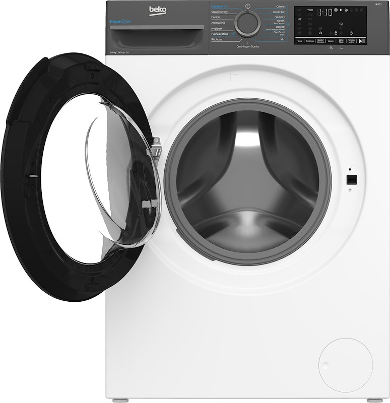 Beko Lavatrice 8kg Bmweu8147da Antracite  Bianco