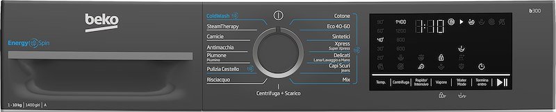 Beko lavatrice 10kg Bmweu10147da Antracite Bianco