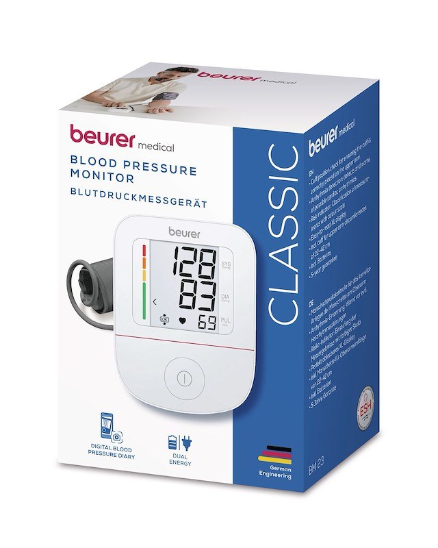 Beurer Sfigmomanometro BM 23 Bianco