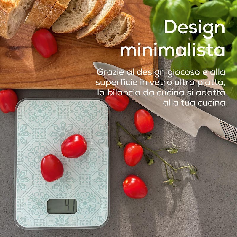 Beurer Bilancia Ks 19 Vintage Bianco e Azzurro