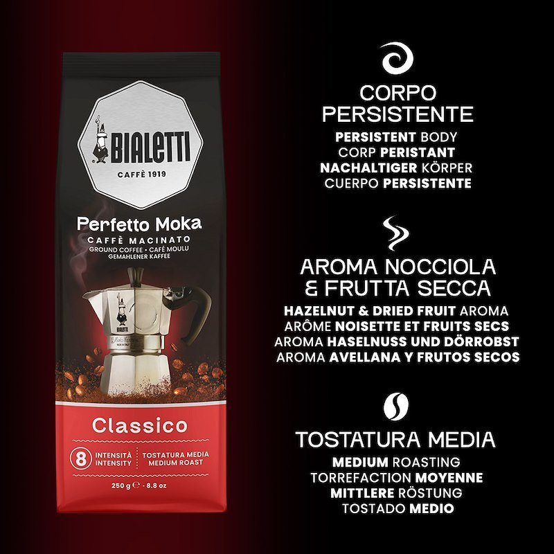 Bialetti Caffè macinato Perfetto Moka Classico