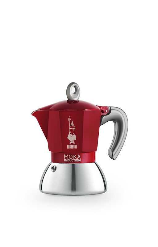Bialetti Moka Induction 2 tazze 0006942/np Rosso/Silver