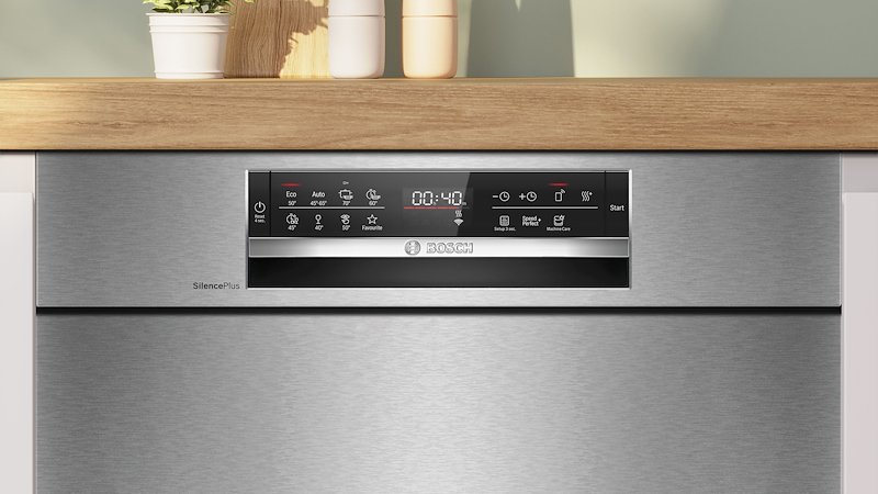 Bosch Lavastoviglie Incasso Smu6ecs12e Acciaio Spazzolato