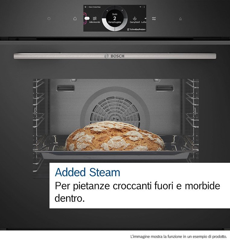 Bosch Forno a Vapore Hrg7764b1 Nero