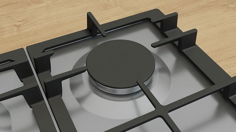 Bosch Piano cottura a gas Pcs7a5i90 Inox