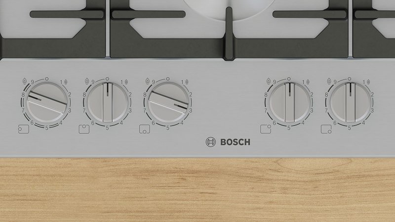 Bosch Piano cottura a gas Pcs7a5i90 Inox