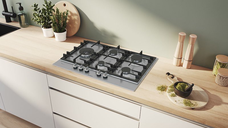 Bosch Piano cottura a gas Pcs7a5i90 Inox