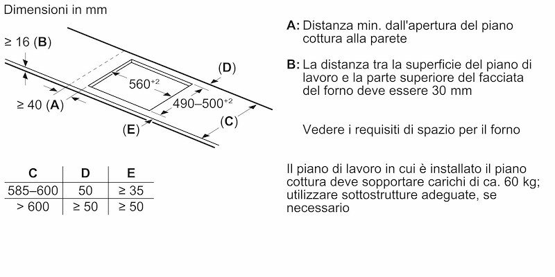 Bosch Piano cottura a induzione  Serie 6 Pvq61chb1e nero opaco
