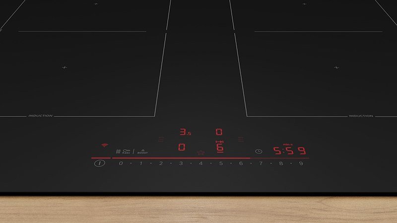 Bosch Piano cottura a induzione  Serie 6 Pvq61chb1e nero opaco