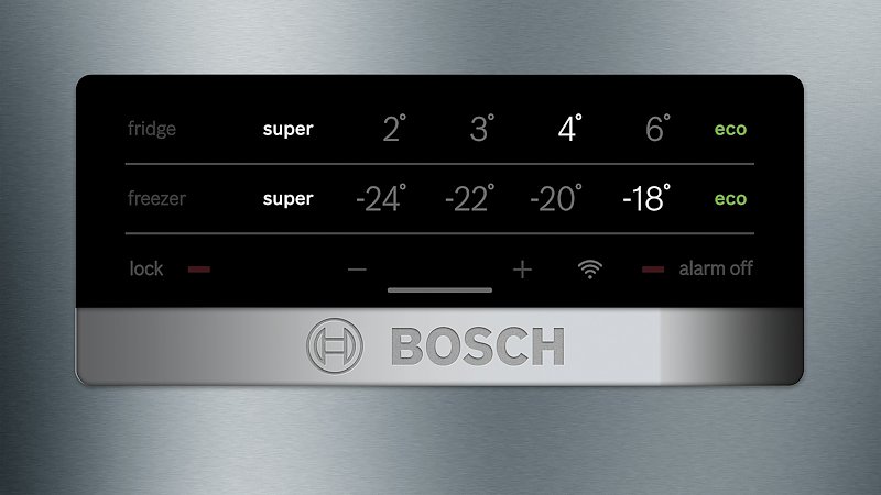 Bosch Frigorifero Combinato Kgn49xlea Metal look