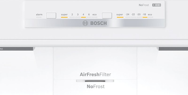 Bosch Frigorifero Combinato KGN86VIEA 631 l Acciaio anti-impronta