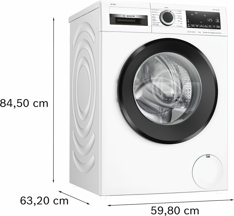 Bosch Lavatrice WGG244F0II SERIE 6 9 Kg Bianco