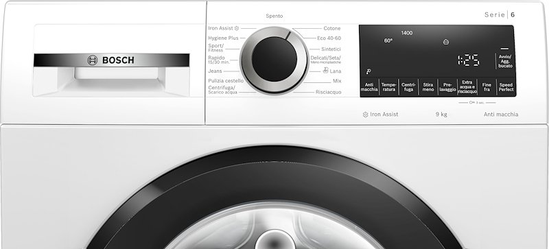 Bosch Lavatrice 9Kg WGG244Z9IT Serie 6 Bianca