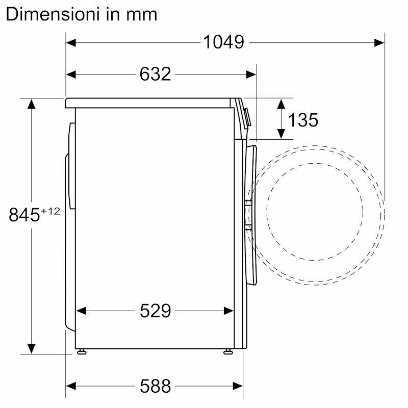 Bosch Lavatrice 9Kg WGG244Z9IT Serie 6 Bianca