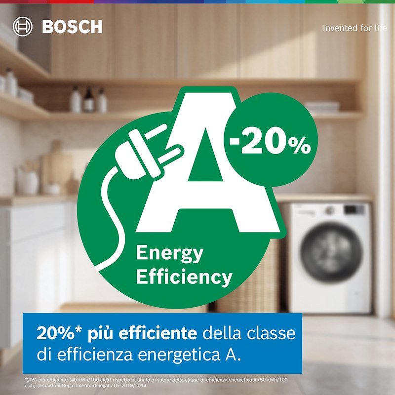 Bosch Lavatrice WGH24400IT SERIE 6 9 Kg Bianca