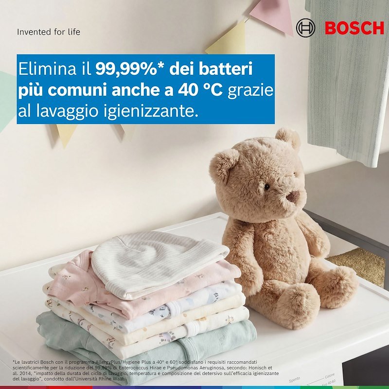 Bosch Lavatrice WGH24400IT SERIE 6 9 Kg Bianca