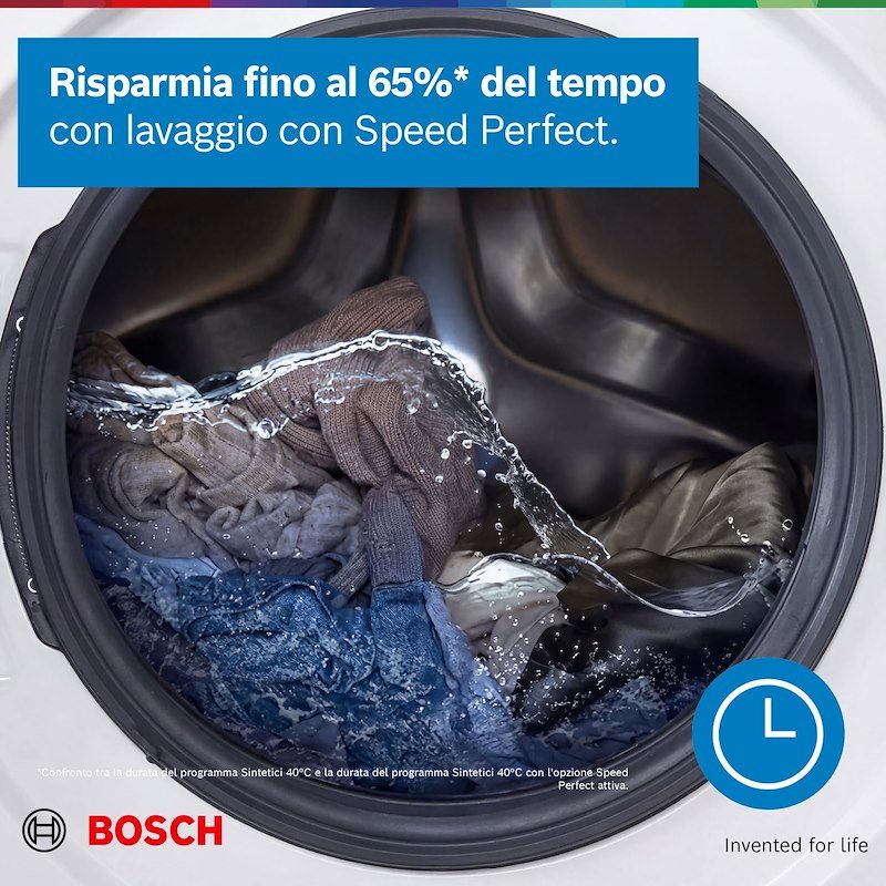 Bosch Lavatrice WGH24400IT SERIE 6 9 Kg Bianca