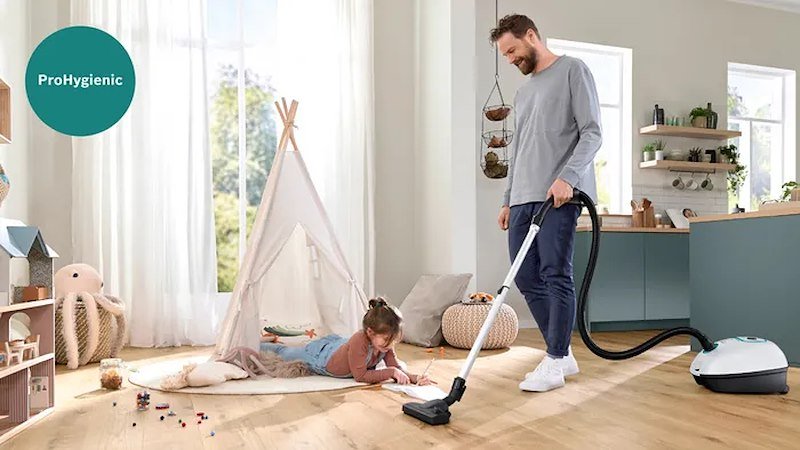 Bosch Aspirapolvere con Sacco BGB41HYG1H Bianco