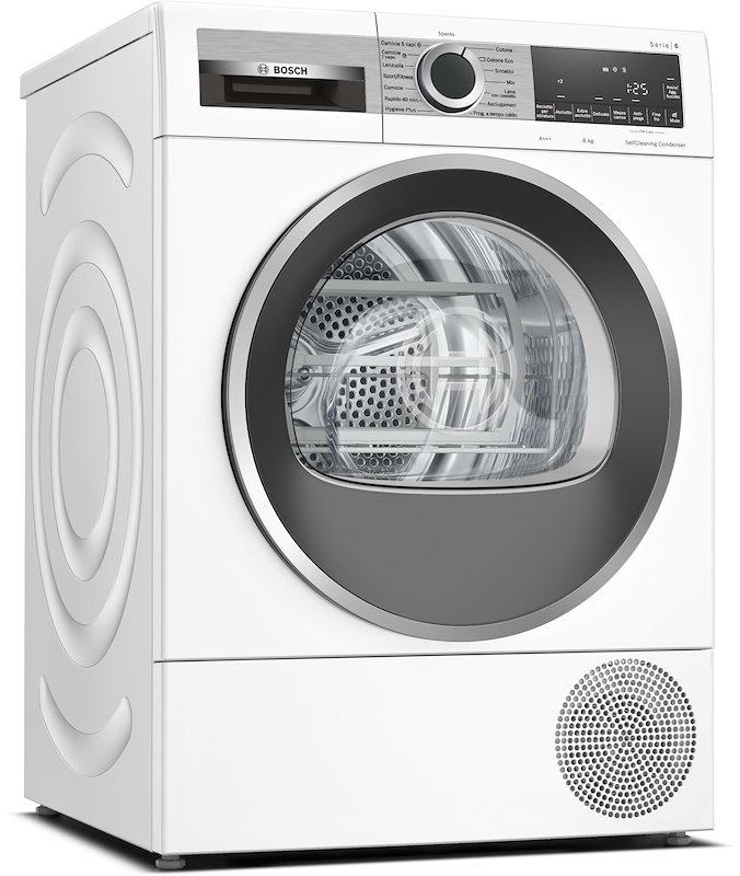 Bosch Asciugatrice a Condensazione 8KG SERIE 6 WQG235C0IT Bianca