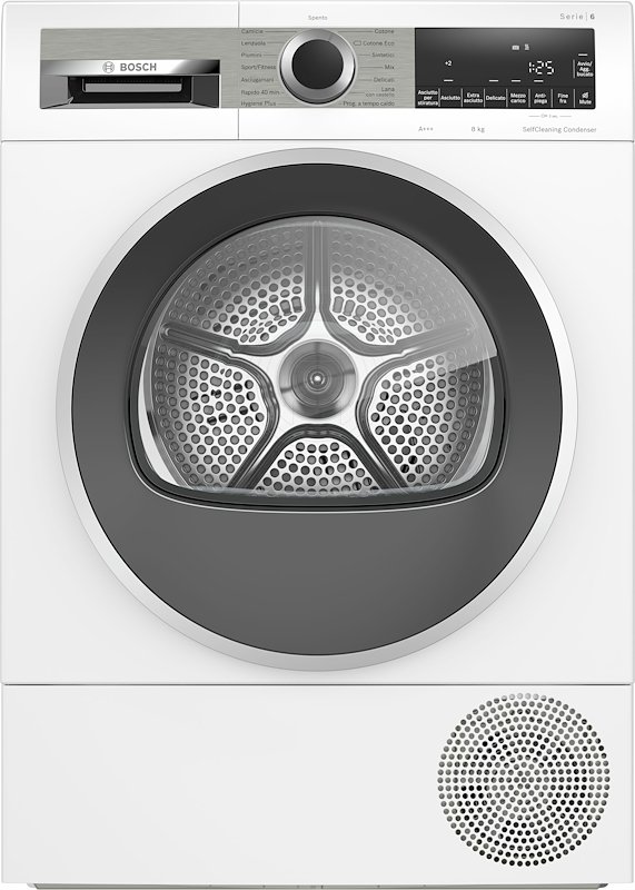 Bosch Asciugatrice 8KG WQG235D0IT SERIE 6 Bianco