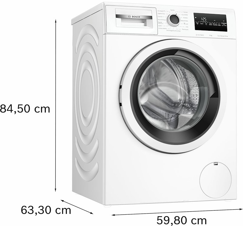 Bosch Lavatrice 8kg Wan28208ii Bianco