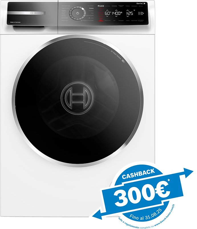 Bosch Lavatrice 9Kg Wgb24402it Serie 8 Bianco