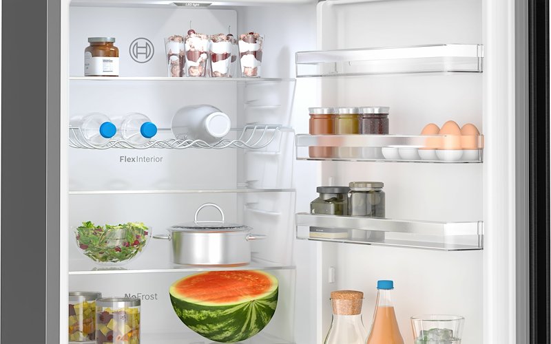 Bosch Frigorifero Combinato Kgn392xcf Acciaio Nero