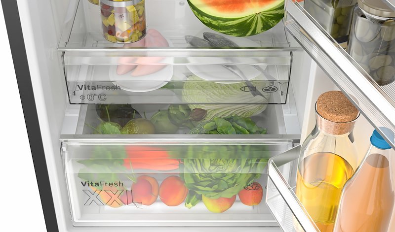 Bosch Frigorifero Combinato Kgn392xcf Acciaio Nero