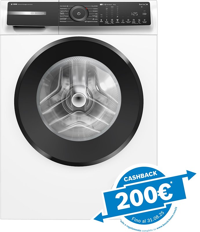 Bosch Lavatrice 10KG WGH254A0IT Bianco