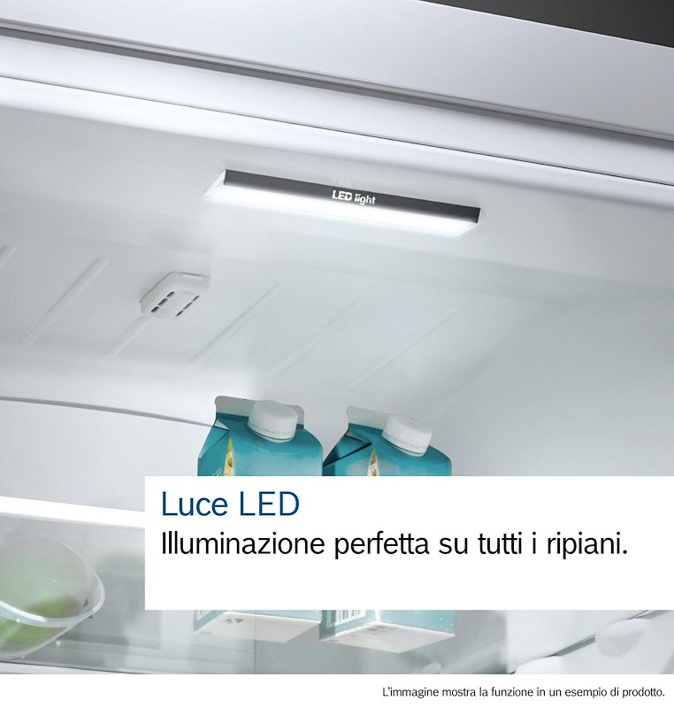 Bosch Frigorifero Combinato Kgn49ocaf Acciaio